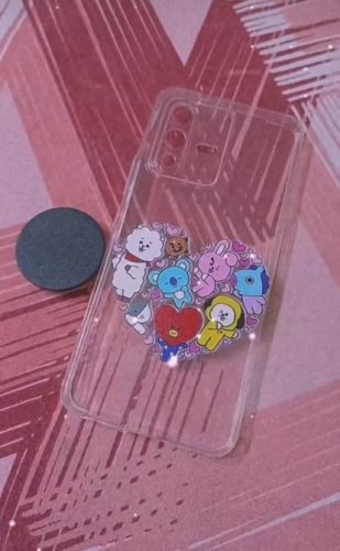 Cute BT21 Clear Soft Silicone Phone Case Cover photo review